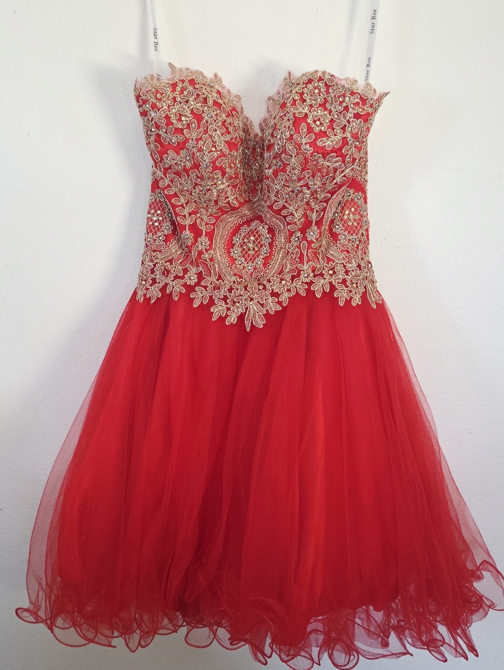 Star Box short xsmall tulle dress